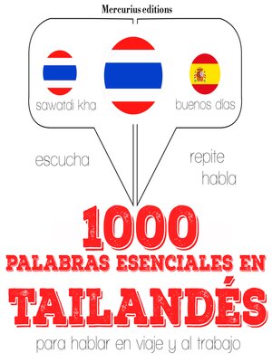 cover image of 1000 palabras esenciales en tailandés